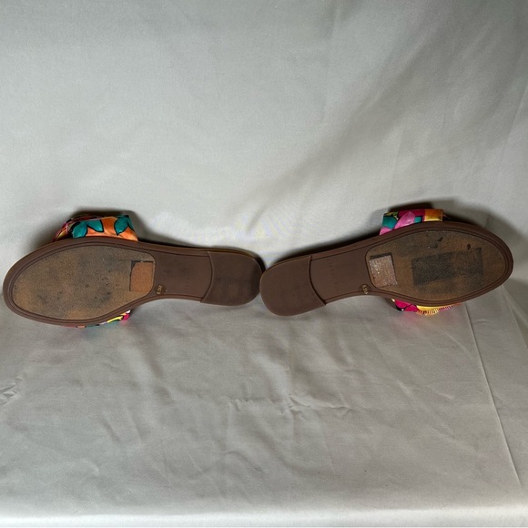 Gianni Bini Tan Leather Handle with Pink Accents - Picture 7 of 9